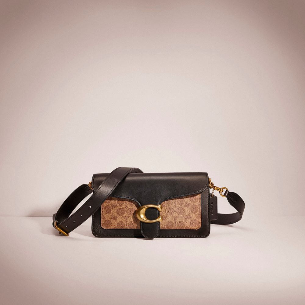 Shop COACH Tabby Signature Coated Canvas & Leather Shoulder Bag