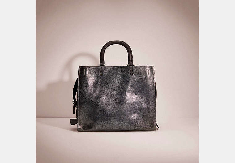 COACH®,RESTORED ROGUE,Smooth Leather,Pewter/Metallic Graphite,Front View