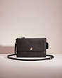COACH®,RESTORED TRIPLE CROSSBODY,Smooth Leather,Gold/Black,Front View