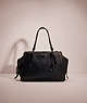 COACH®,RESTORED DREAMER,Smooth Leather,Mini,Gunmetal/Black,Front View