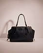 COACH®,RESTORED DREAMER,Smooth Leather,Mini,Gunmetal/Black,Front View