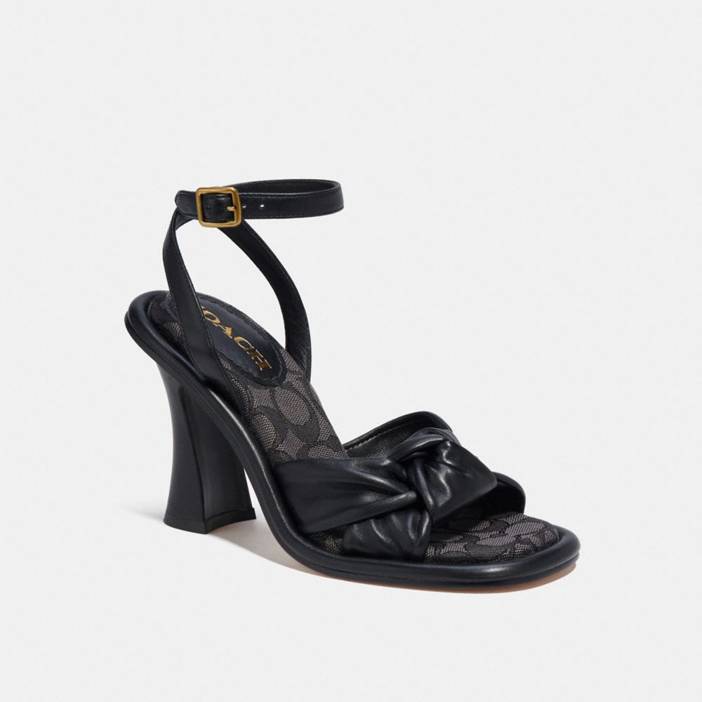COACH®,Quincy Sandal,,Front View