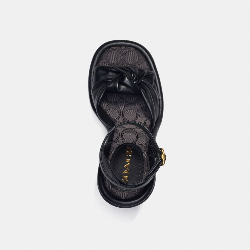 COACH®,Quincy Sandal,,Inside View,Top View