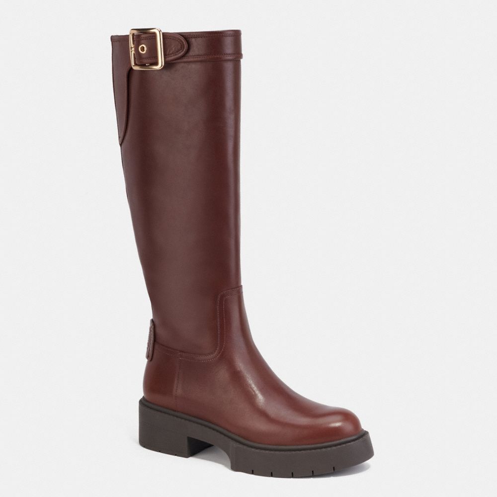 COACH®,BOTTES LILLI,Brun Noyer,Front View