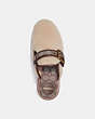 COACH®,DYLAN CLOG,Leather,Natural/Oak/Maple,Inside View,Top View