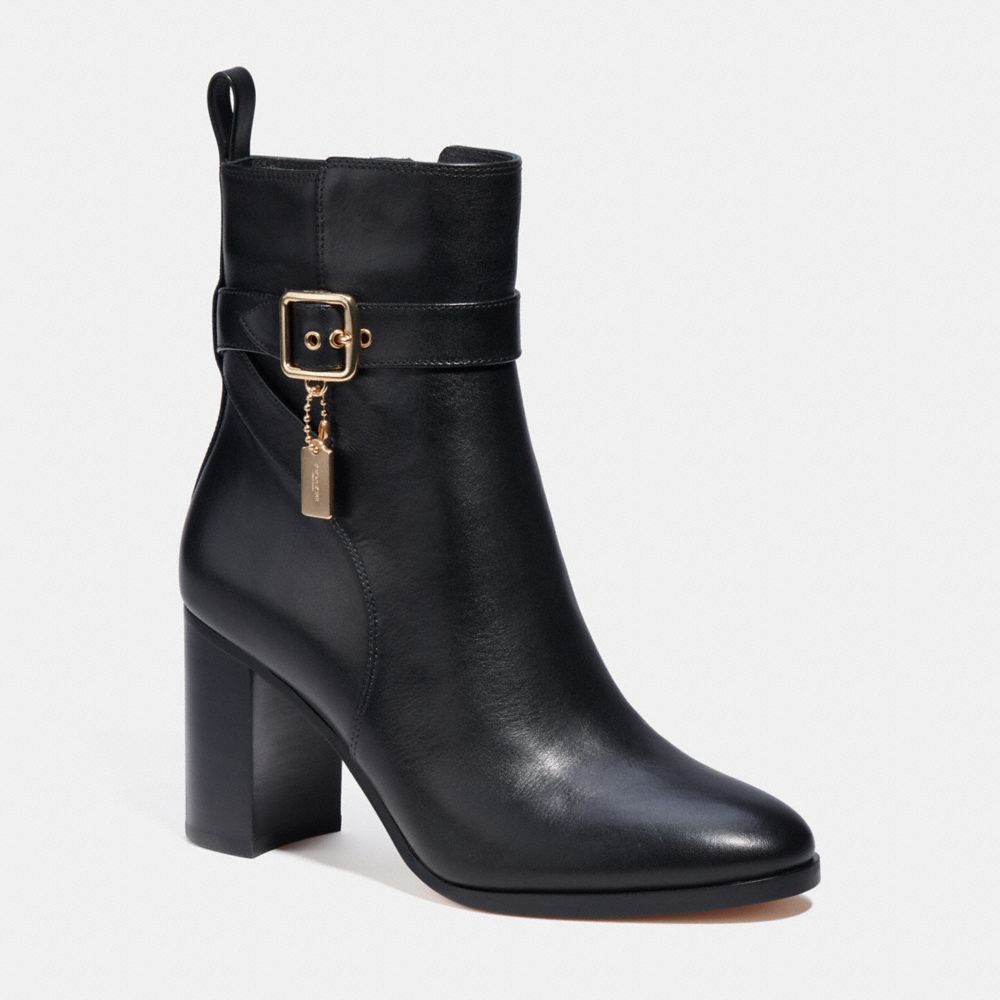 COACH®,OLIVIA BOOTIE,Black,Front View image number 0