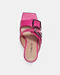 COACH®,KYLE SANDAL,Leather,Bright Fuchsia,Inside View,Top View