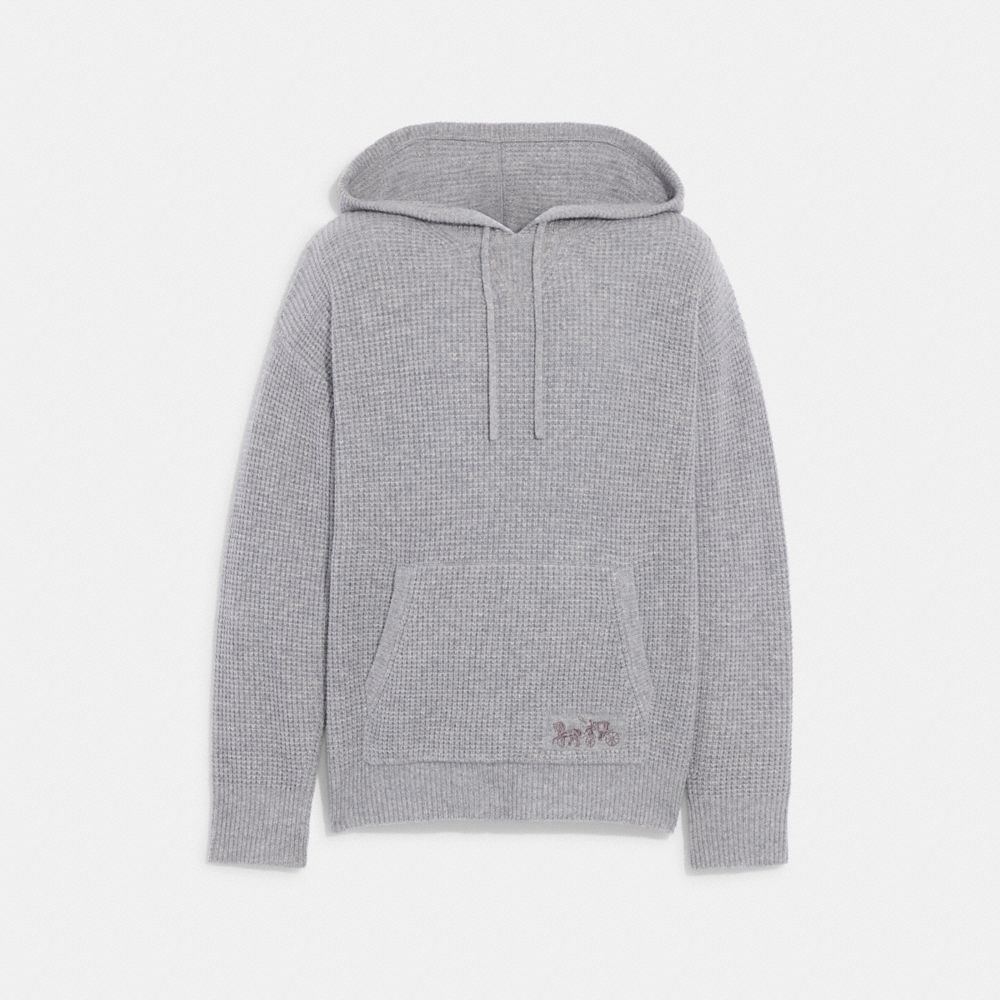 COACH®  Knitted Hoodie