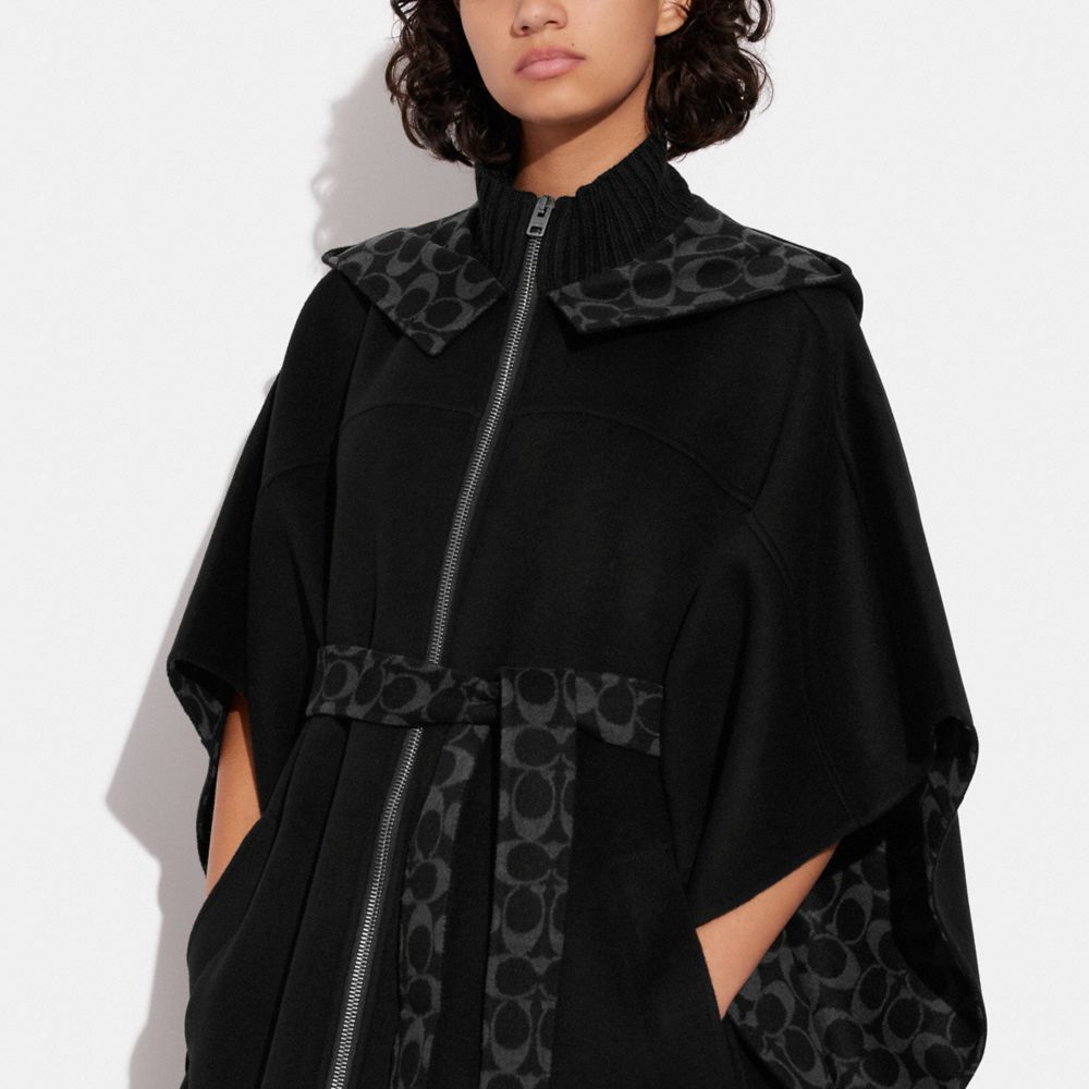 COACH® | Classic Double Face Cape