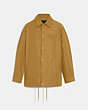 COACH®,COACHES JACKET,Polyamide,Flax,Front View
