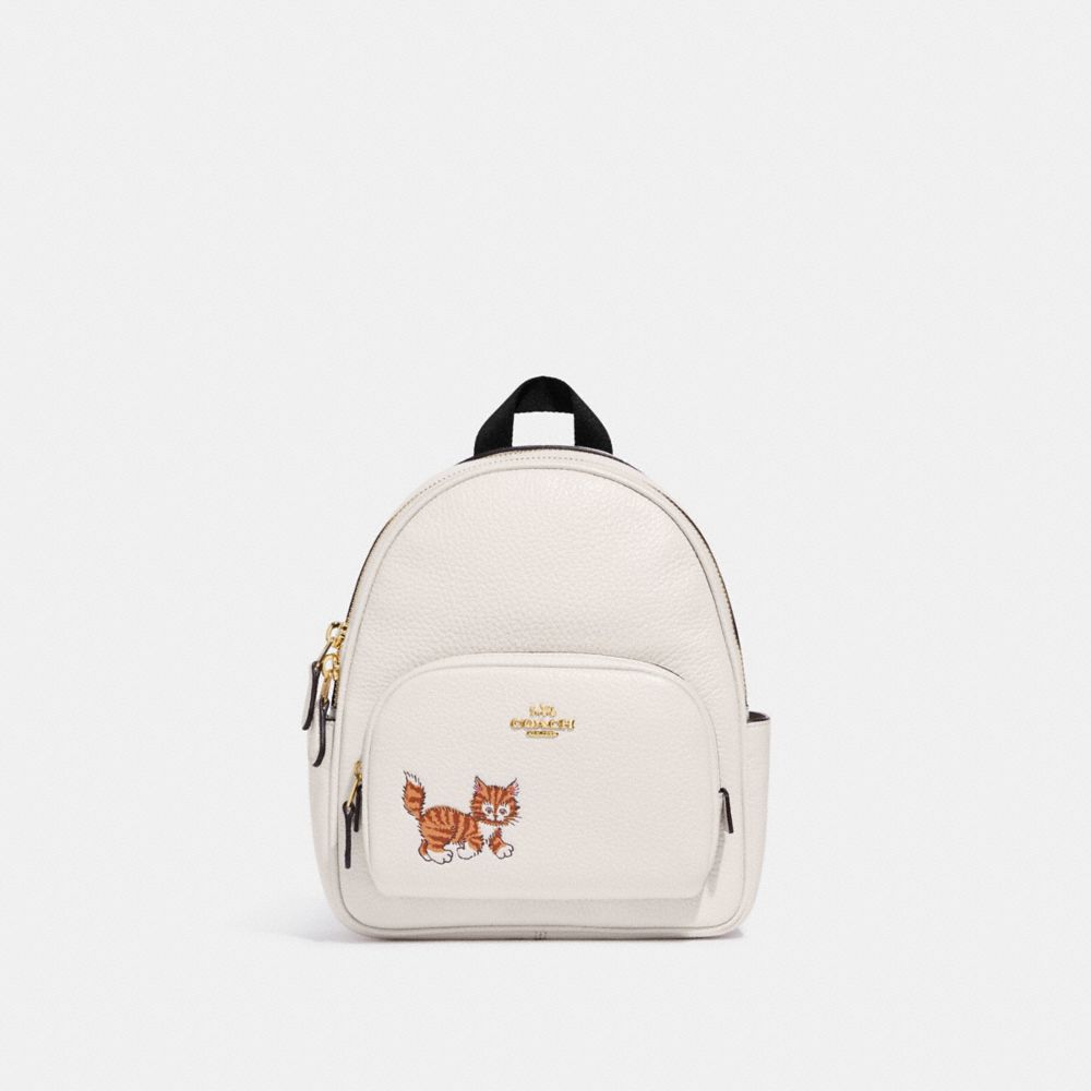 COACH®  Mini Court Backpack With Dancing Kitten