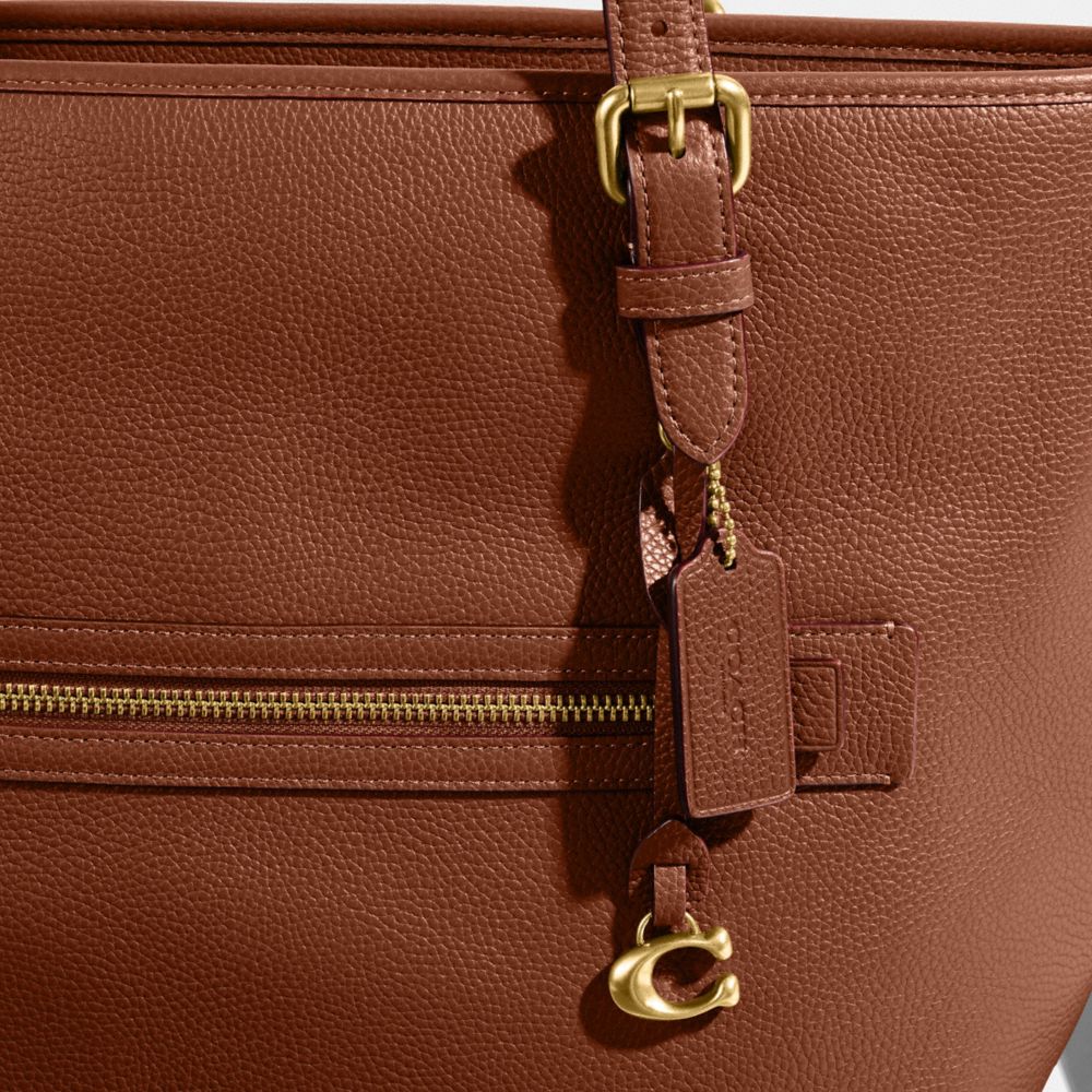 Coach taylor tote shop in pebble leather