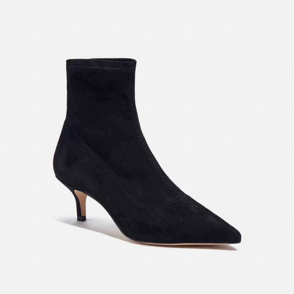 Coach suede shop ankle bootie