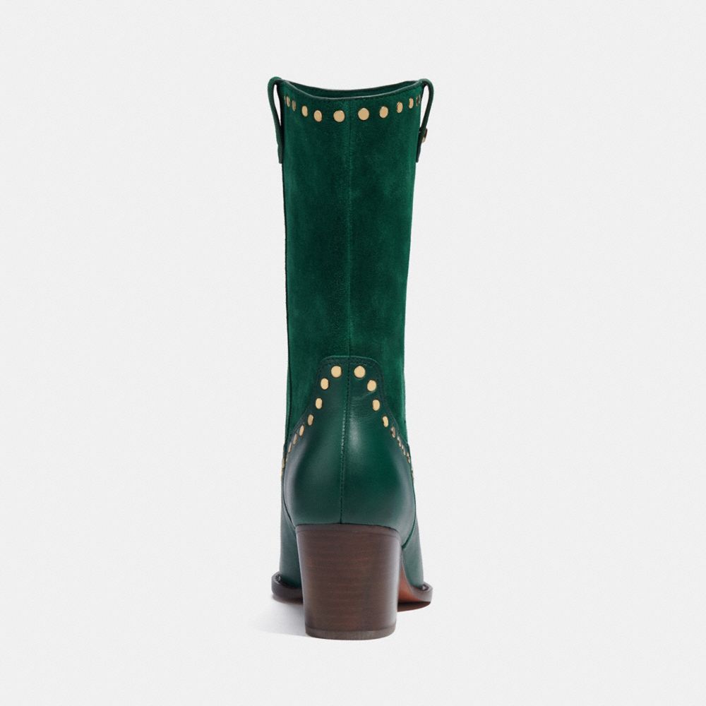 Coach bootie with on sale rivets