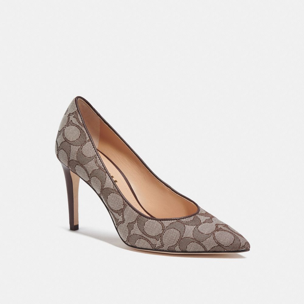 COACH® | Skyler Pump In Signature Jacquard