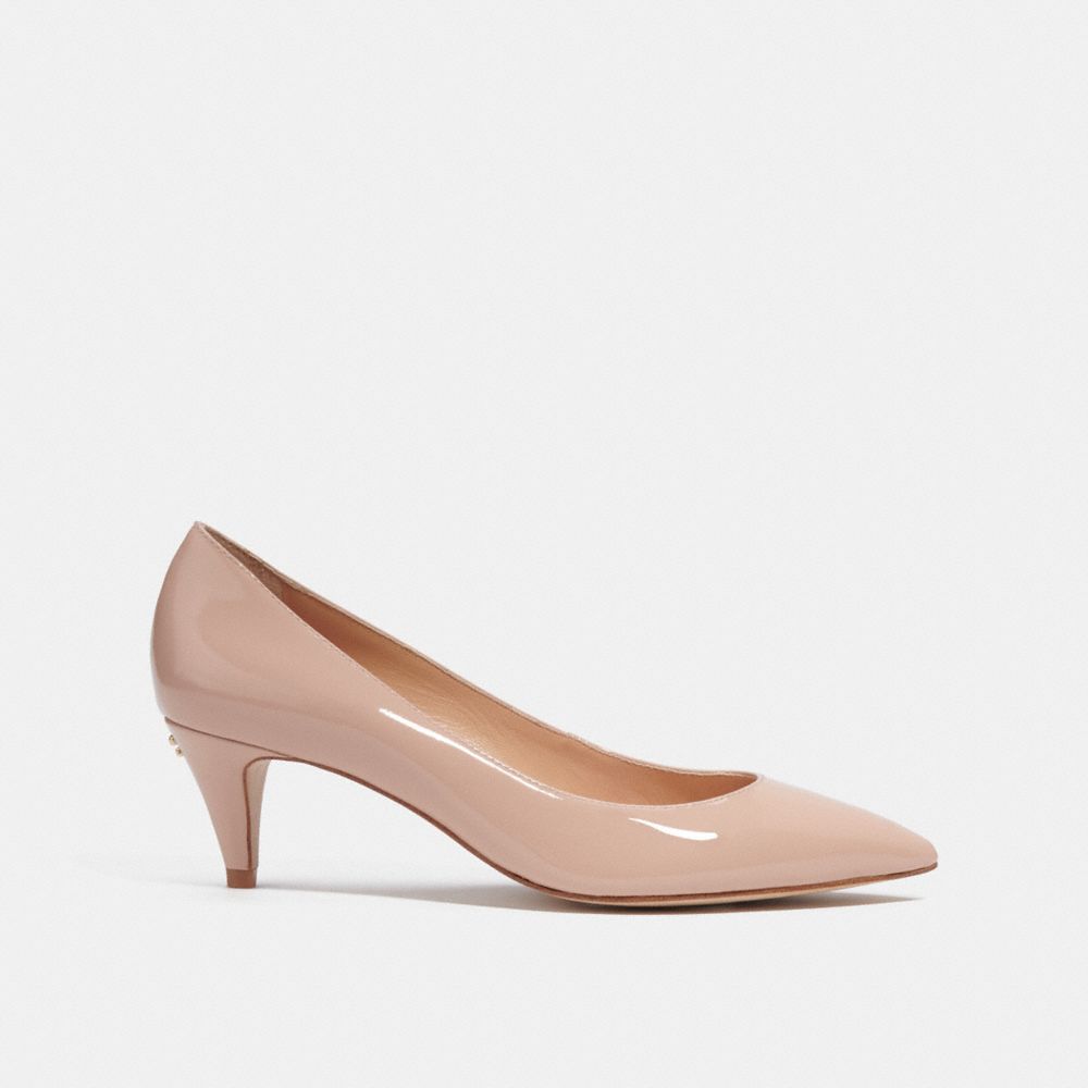 COACH®,SLOANE PUMP,Pale Blush,Angle View