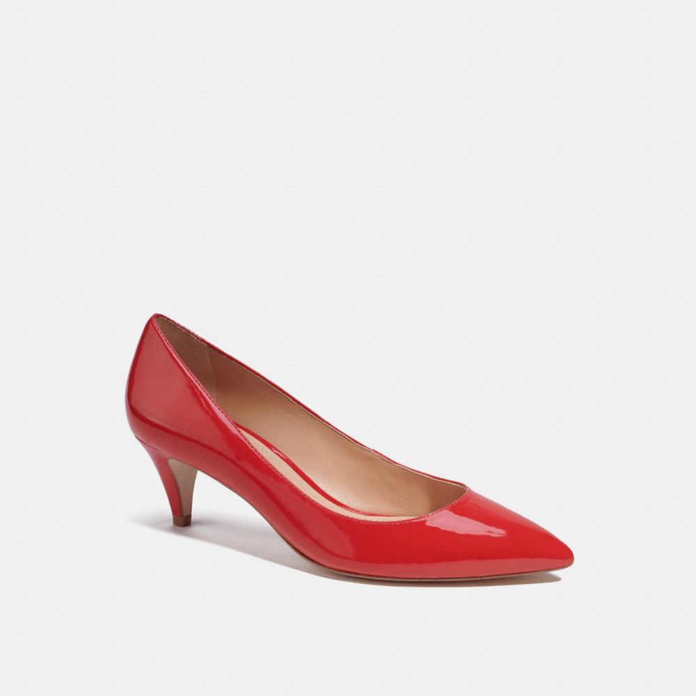 COACH®,SLOANE PUMP,Sports Red,Front View