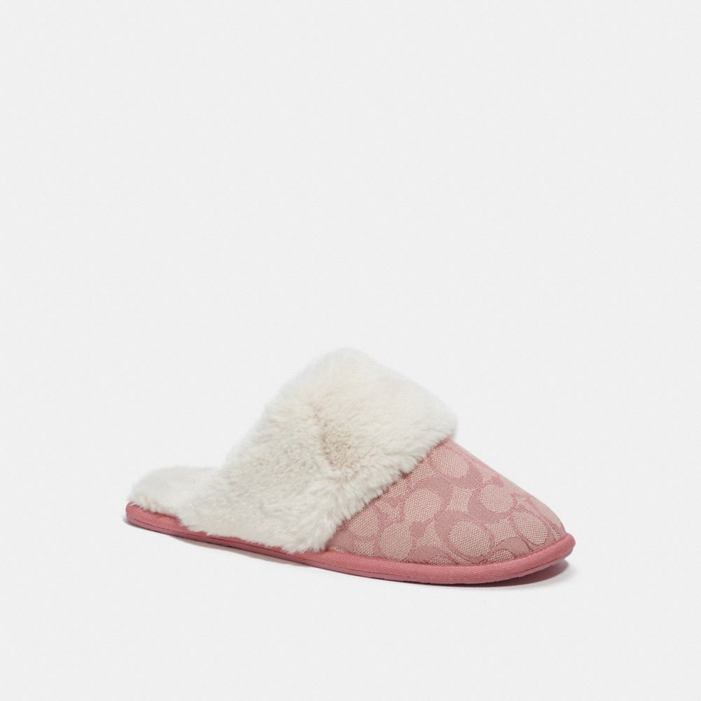 COACH Ziva Slipper In Signature Jacquard