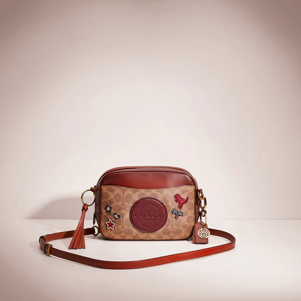 Coach embellished discount quilted camera bag