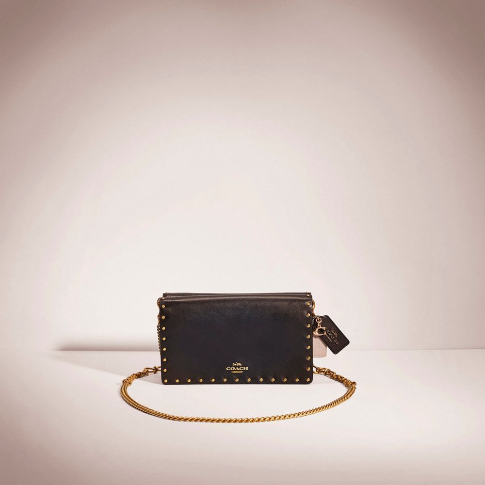 Upcrafted Hayden Foldover Crossbody Clutch With Rivets COACH