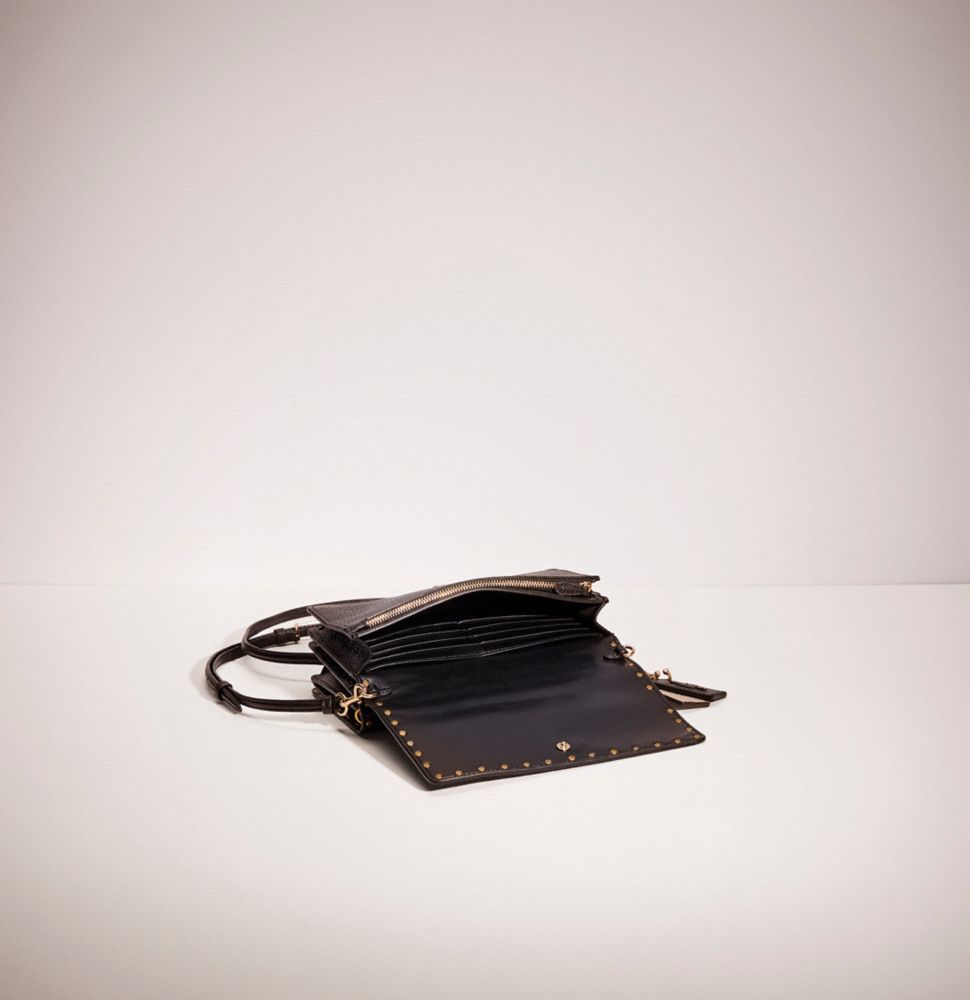 Coach hayden foldover cheap crossbody clutch with rivets