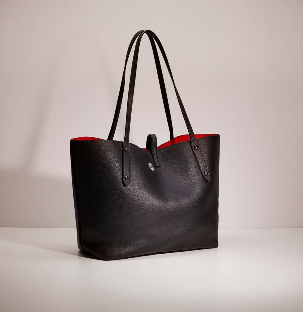 Coach leather market outlet tote bag