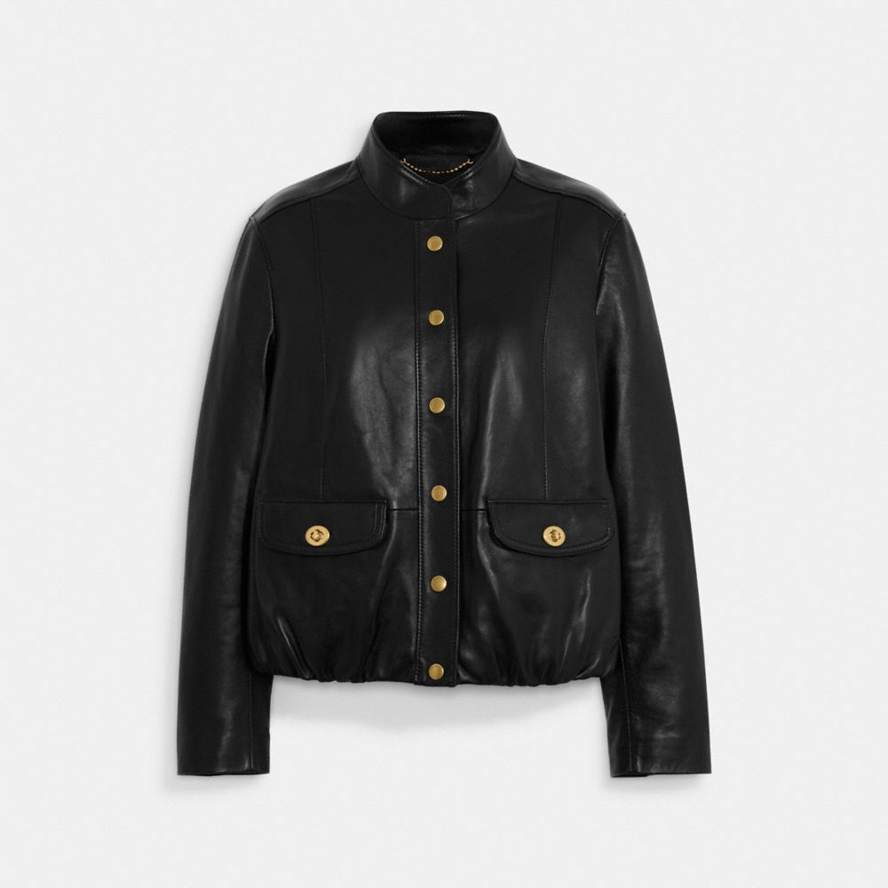 COACH® | Lightweight Leather Jacket