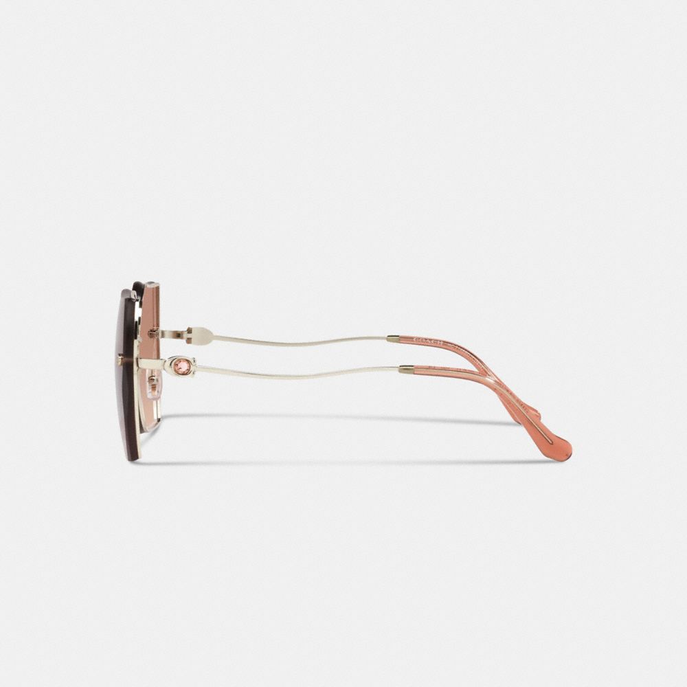 Coach store rimless glasses