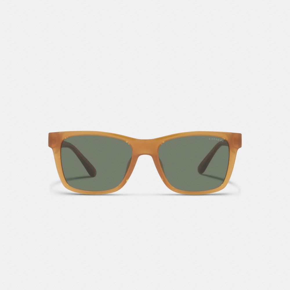 Retro Square Badge Sunglasses