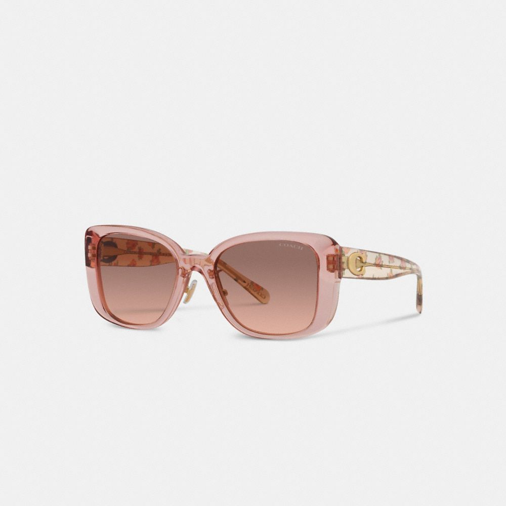 Coach pink clearance sunglasses