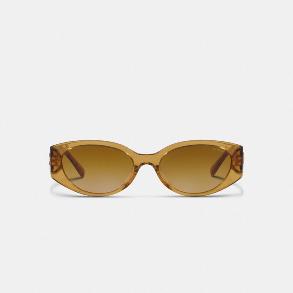 C Hardware Rounded Sunglasses