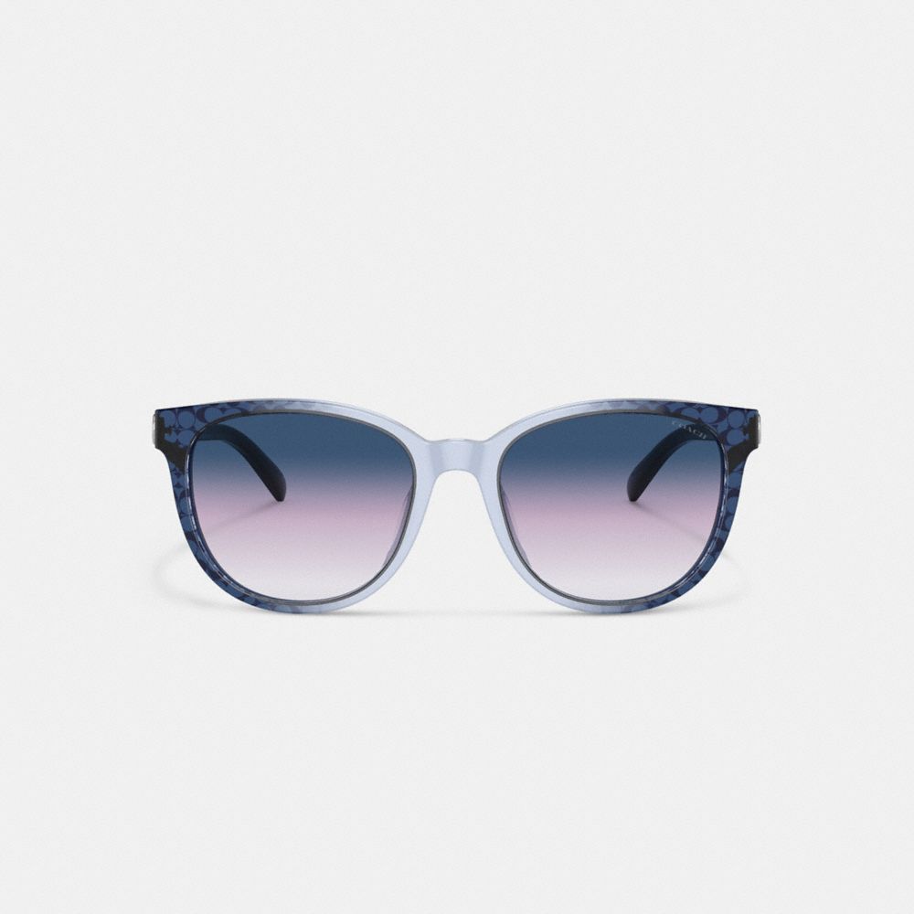 Женские солнцезащитные очки Coach Horse And Carriage Round Sunglasses — фото 3