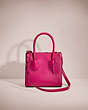 COACH®,RESTORED CASHIN CARRY TOTE 22,Glovetanned Leather,Medium,Pewter/Cerise,Front View