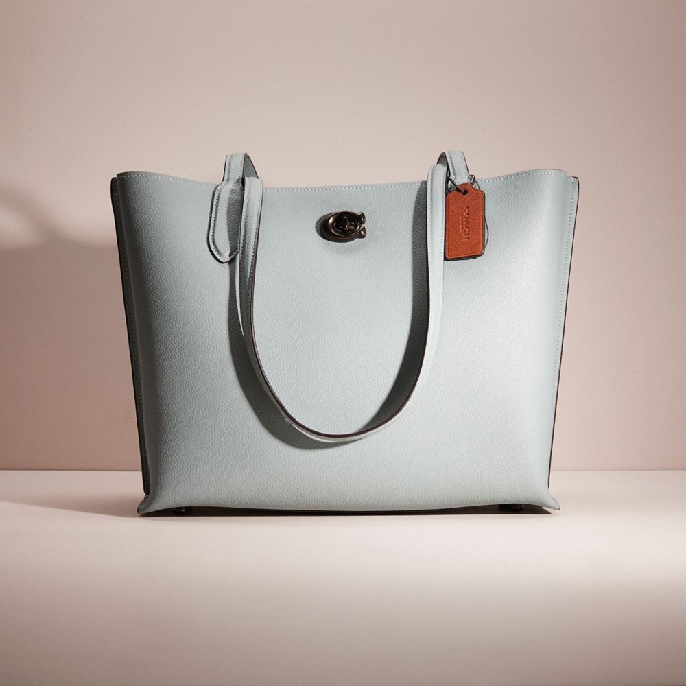 COACH Willow Colorblock and Signature Interior Tote Bag