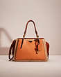 COACH®,RESTORED DREAMER IN COLORBLOCK,Signature Coated Canvas,Large,Gold/Sunrise Multi,Front View