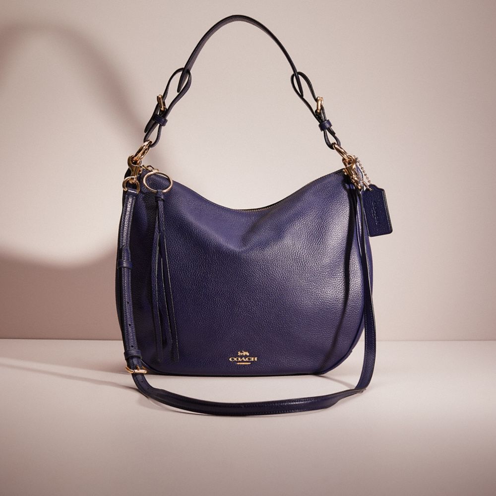 Coach Sutton Hobo Bag in Navy Blue Pebble Leather - Shoulder Bag - Coa –  Essex Fashion House