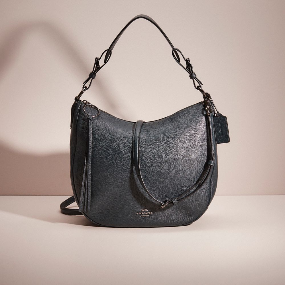 Sutton hobo in polished pebble leather new arrivals