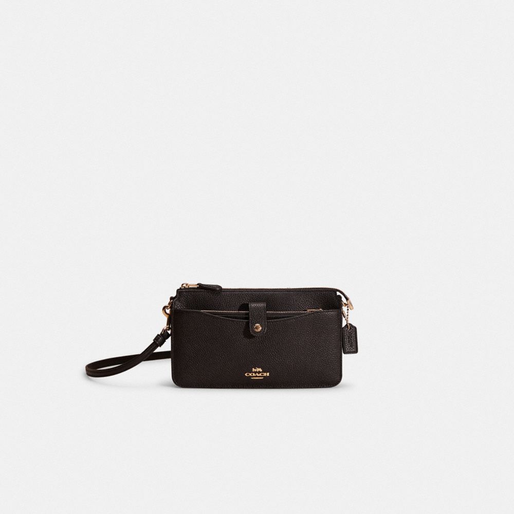 Coach pop up messenger black sale