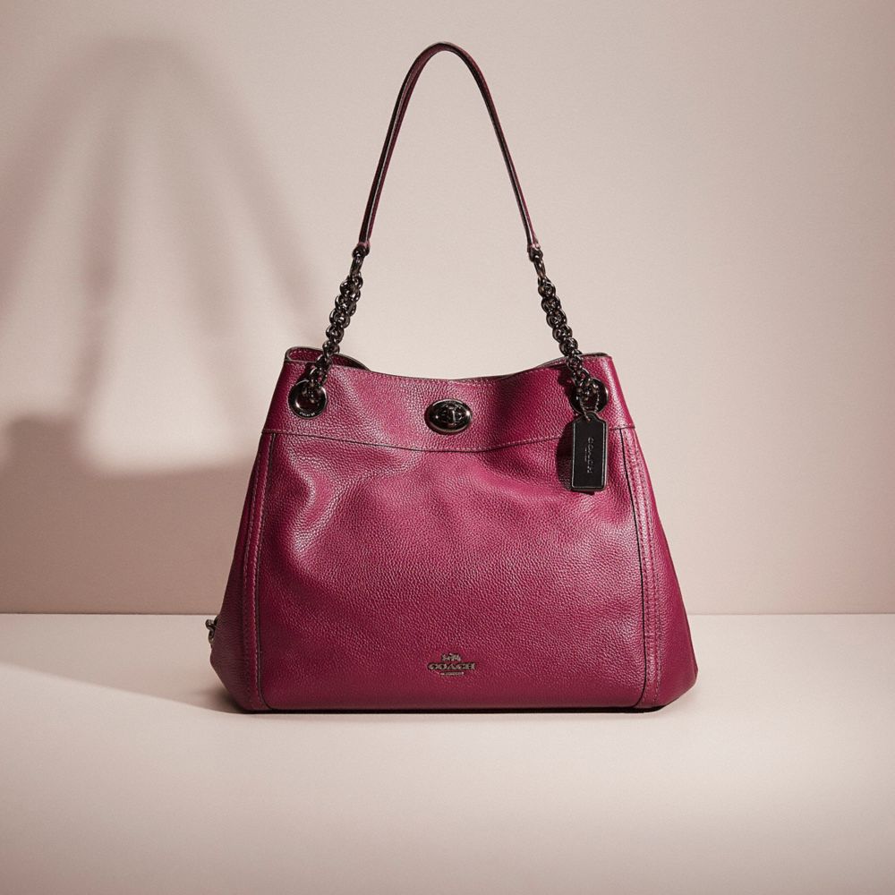 Coach edie dark berry sale