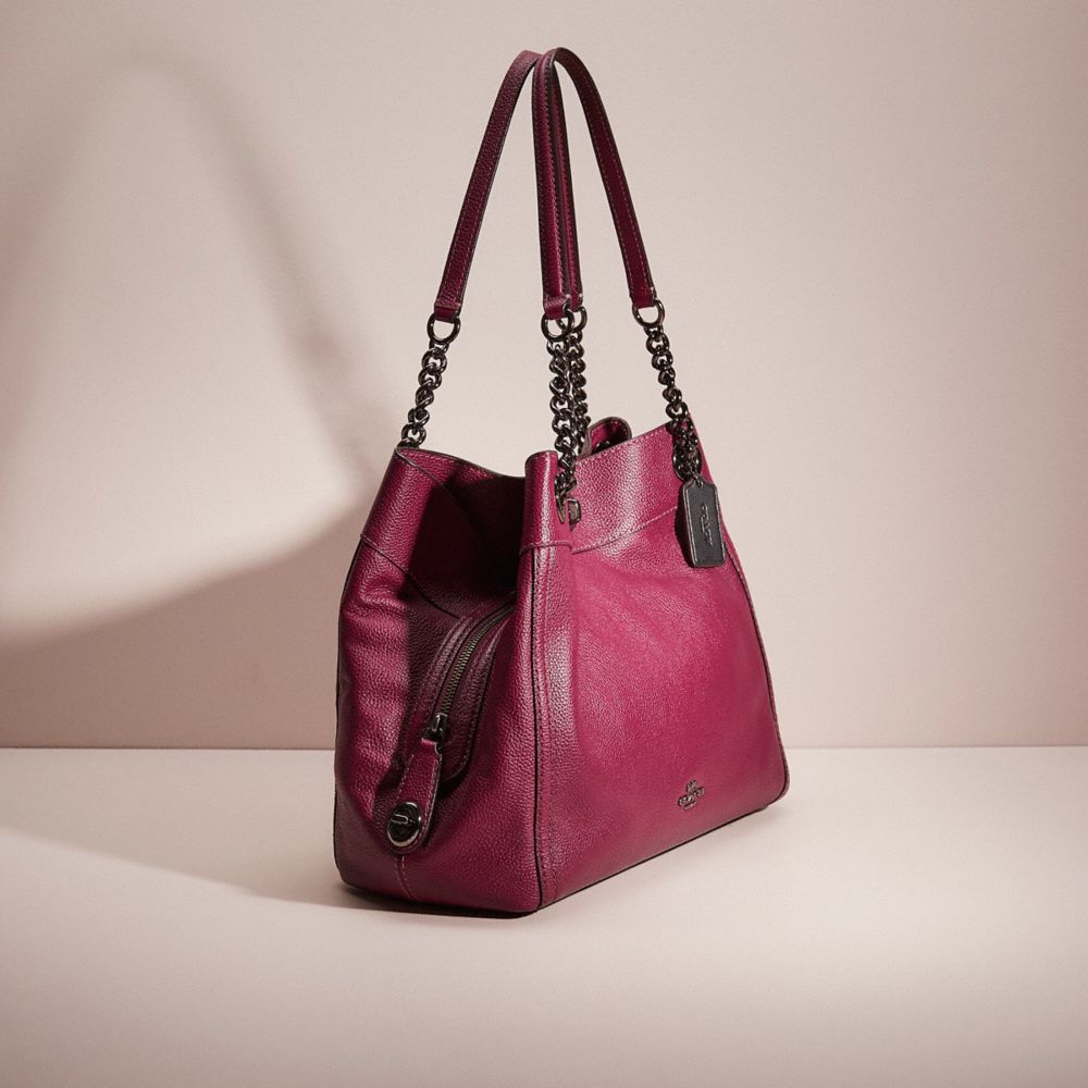 Coach edie top dark berry