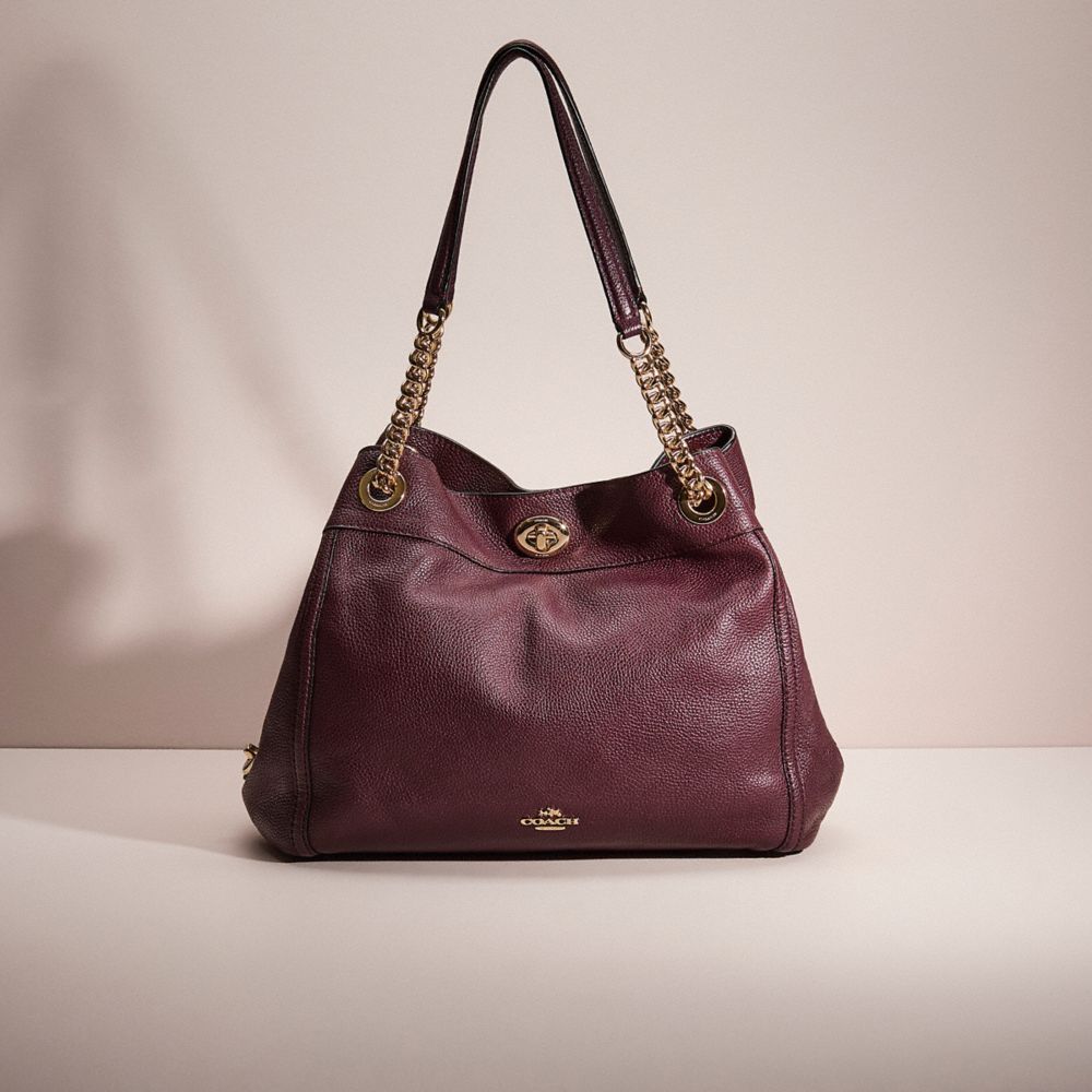 Coach oxblood hobo bag store