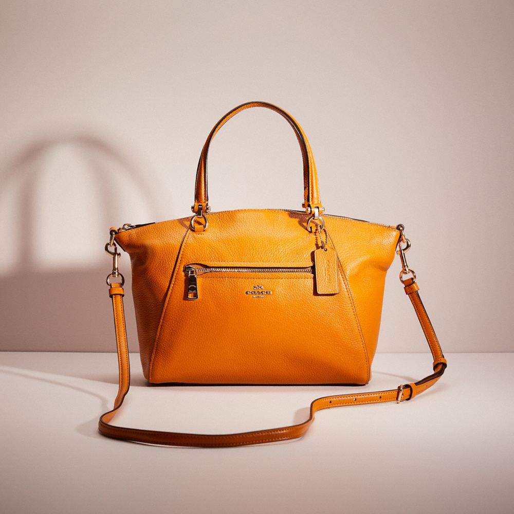 Coach prairie satchel sales in polished pebble leather