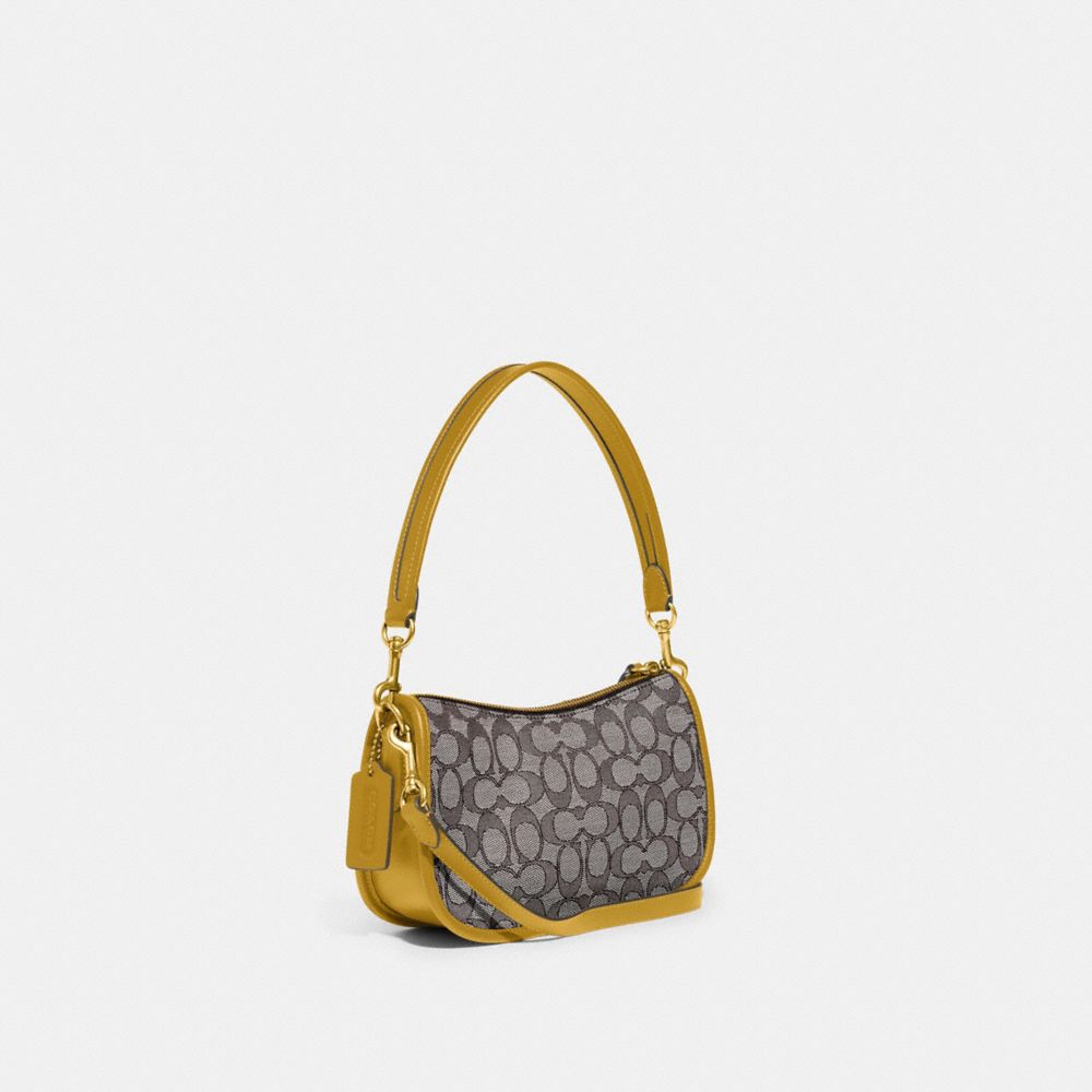 Shop COACH Coach Originals Swinger Signature Jacquard Shoulder Bag