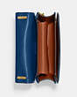 COACH®,BANDIT SHOULDER BAG 20,Leather,Small,True Blue,Inside View,Top View