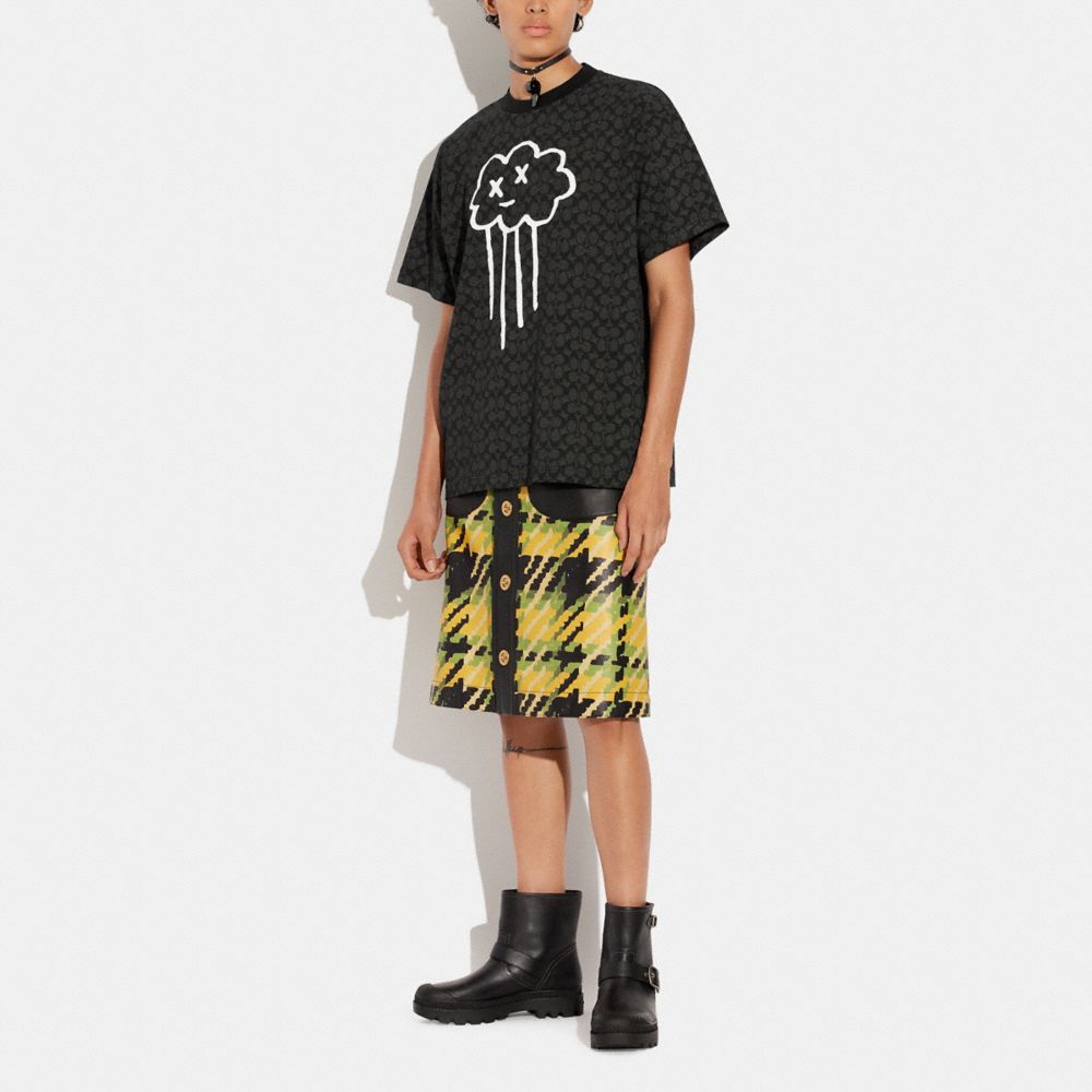 COACH®: Rave Bear T Shirt In Organic Cotton