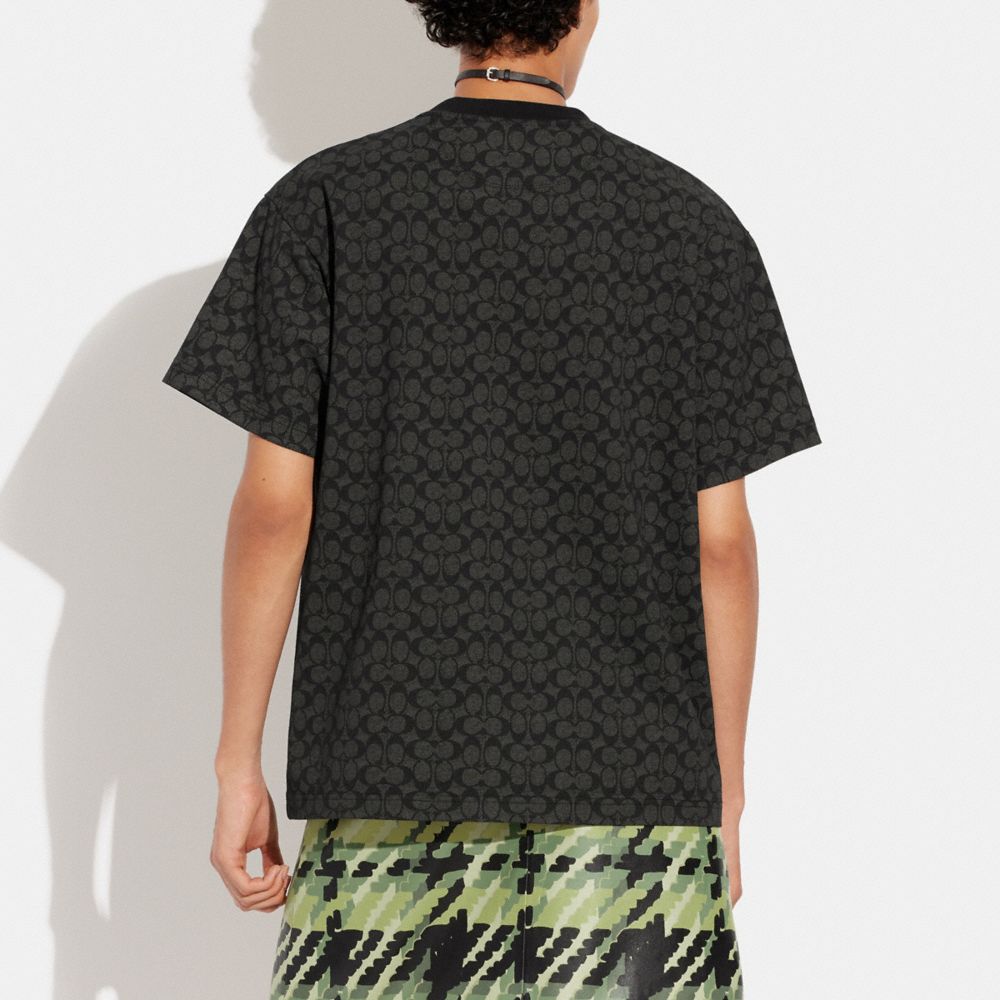 すぐにお届け！在庫確保済！【COACH★C9114】メンズ半袖Tシャツ 公式】コーチアウトレット | シグネチャー Tシャツ
