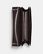 COACH®,COACH X MINT + SERF BANDIT SHOULDER BAG,Leather,Small,Silver/Black,Inside View,Top View