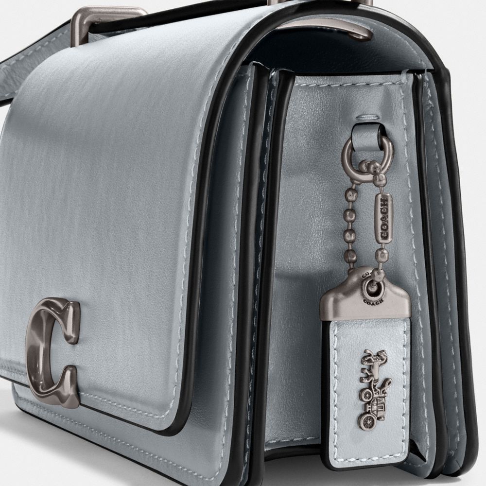 grey crossbody bag