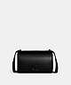 COACH®,BANDIT CROSSBODY BAG,Luxe Refined Calf Leather,Mini,Matte Black/Black,Front View
