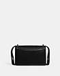 COACH®,BANDIT CROSSBODY BAG,Luxe Refined Calf Leather,Mini,Matte Black/Black,Back View